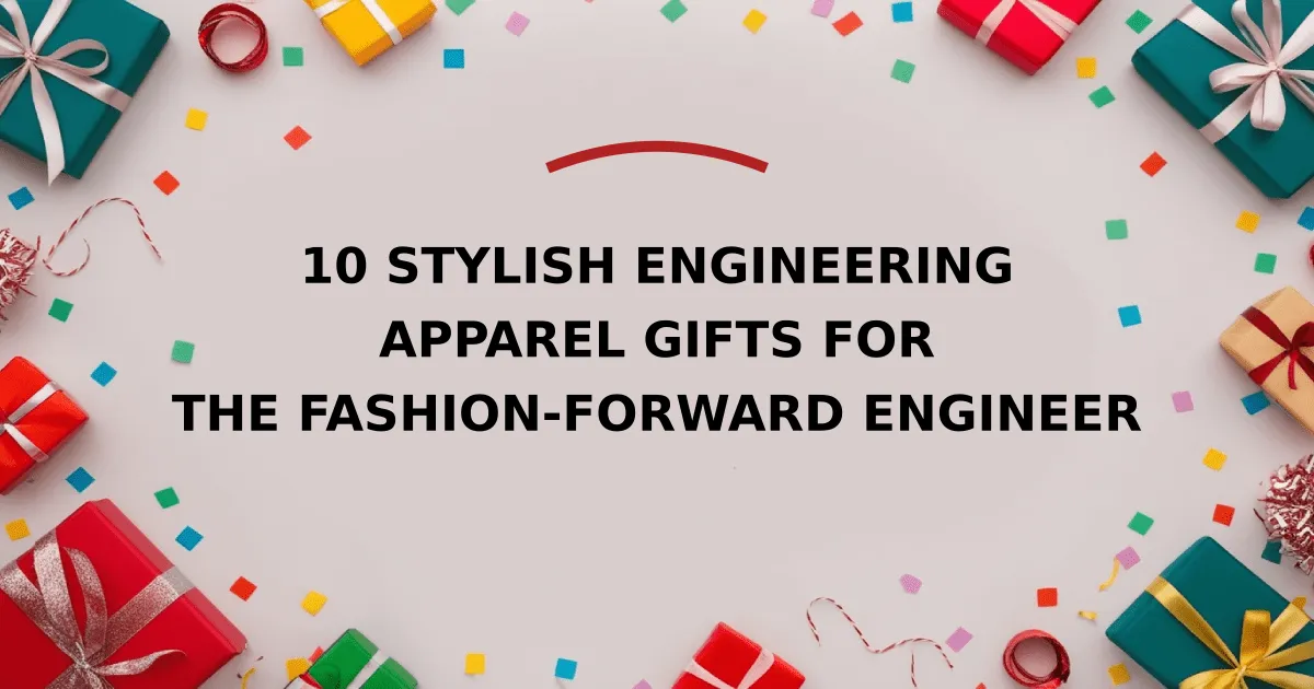 10 Stylish Engineering Apparel Gifts for the Fashion-Forward Engineer